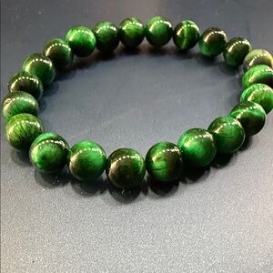 Green Beaded Bracelet